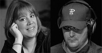 Poker Pros Kathy Liebert and Phil Hllmuth